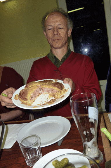 Yves Kieffer et pâté alsacien en croute