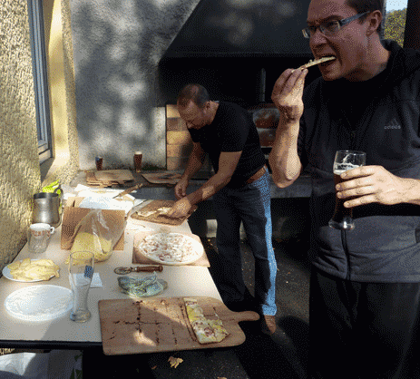 Flammenkueche et Olivier Hebting