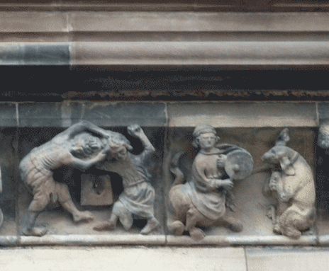 crépage de chignon à la cathédrale de Strasburg