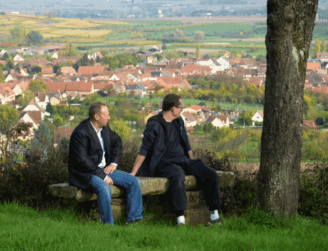 Bertrand Becker et Olivier Hebting à Bruderbach