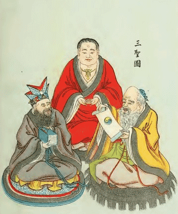 Confucius Lao Tseu et Bouddha