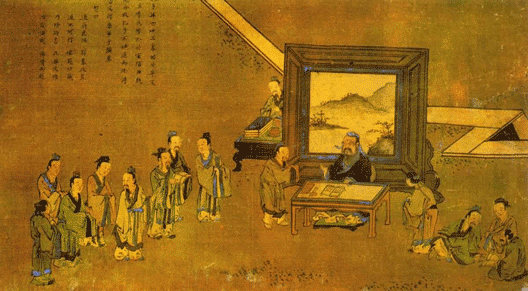 Confucius et ses disciples