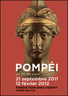Affiche exposition Pompei Musée Maillol Paris