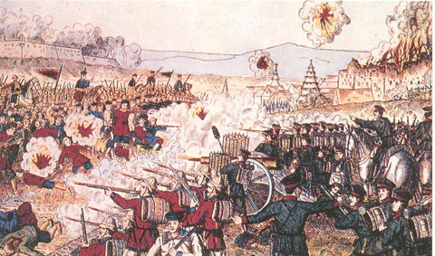 Bataille de la rivière Fei 1900 Chine
