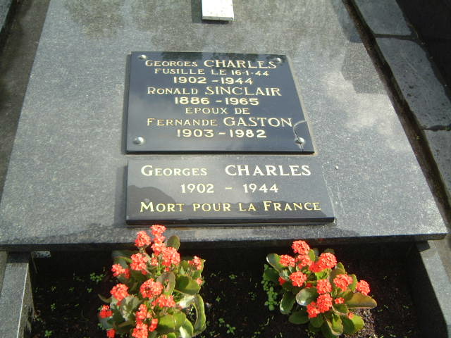Tombe de Georges Charles à Boulogne sur Mer.
